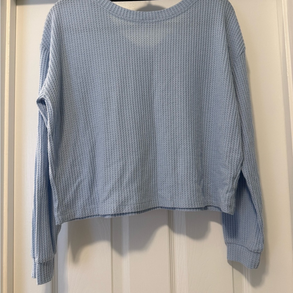 Aeropostale Sky Blue Knit Pullover